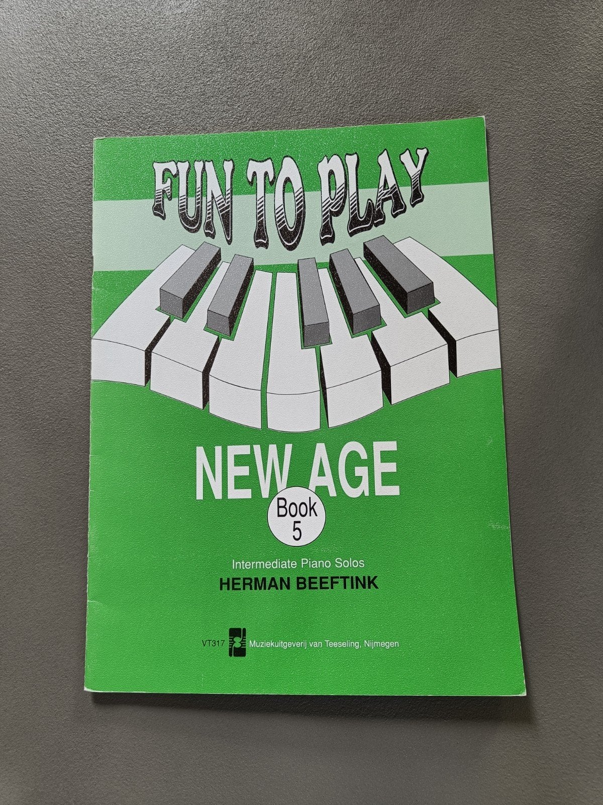 Fun to Play New Age Piano Solos Boek 5 - Herman Beeftink, Gebruikt, Overige genres, Ophalen of Verzenden, Artiest of Componist
