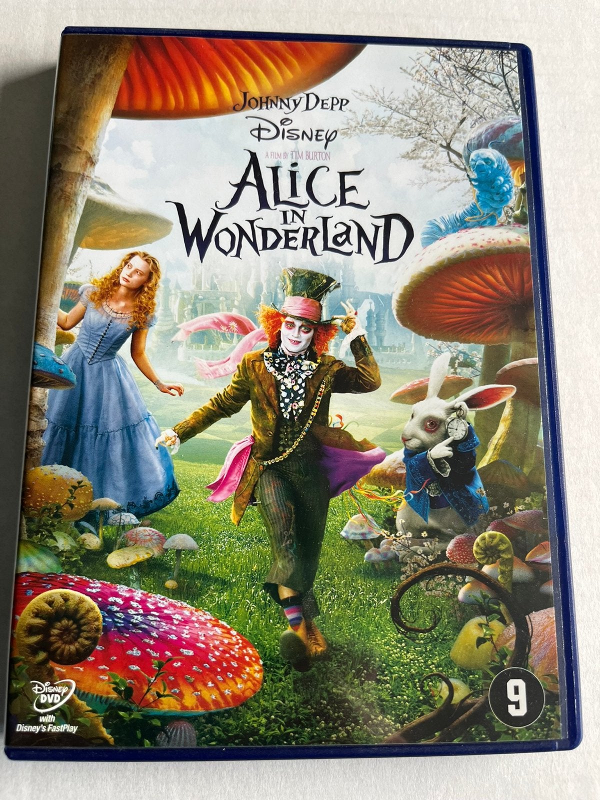 Alice in Wonderland DVD, Cd's en Dvd's, Nederlands, Vanaf 9 jaar, Familie / kinderen, Gebruikt