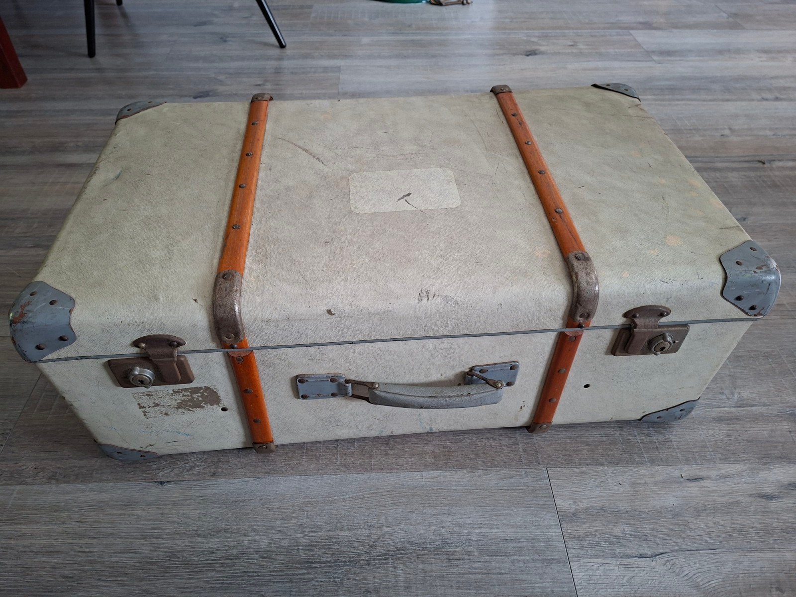 Grote oude koffer, Sieraden, Tassen en Uiterlijk, Koffers, Ophalen of Verzenden, Hard kunststof, 70 cm of meer, 45 tot 55 cm