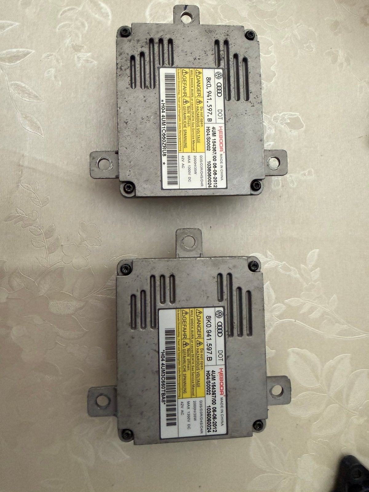 2x Koplamp xenon 8K0 941 597 B ballast Golf 7 orgineel oem, Auto-onderdelen, Verlichting, Ophalen of Verzenden