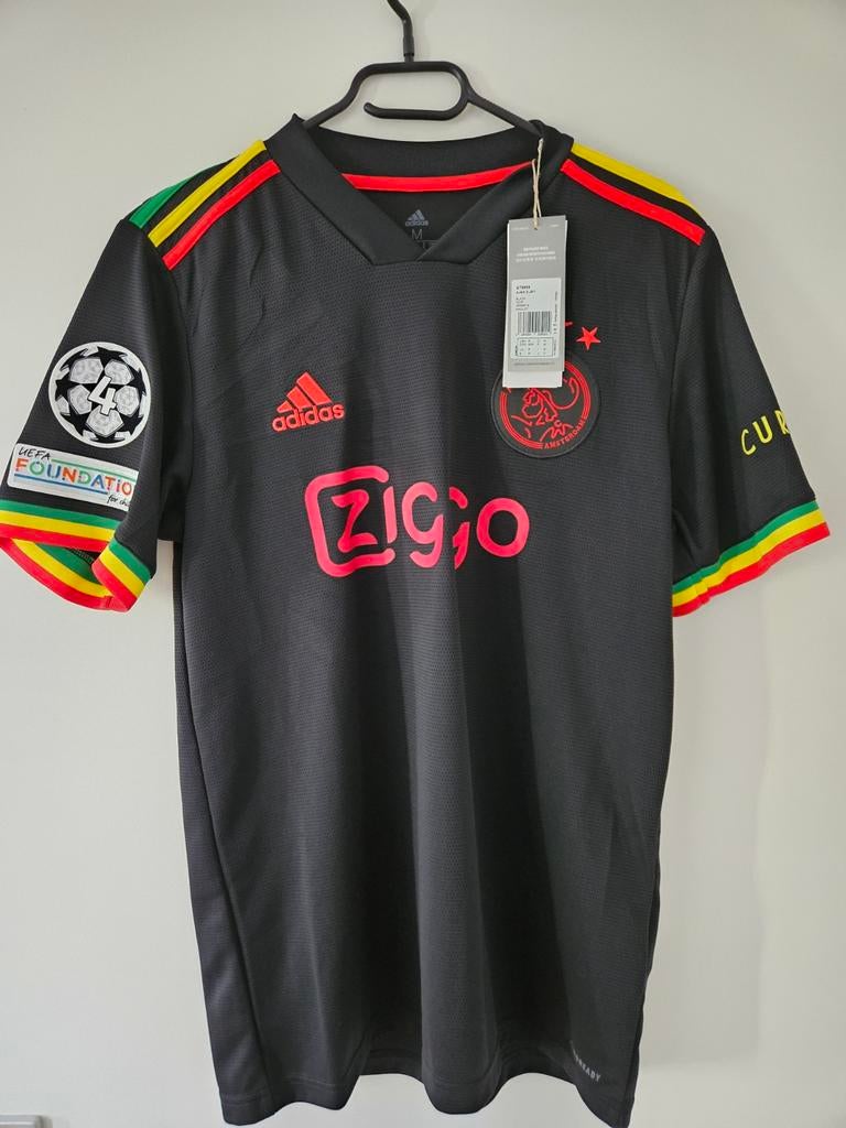 Ajax x Bob Marley official, Kleding | Heren, Sportkleding, Zo goed als nieuw, Voetbal, Overige maten, Zwart, Verzenden