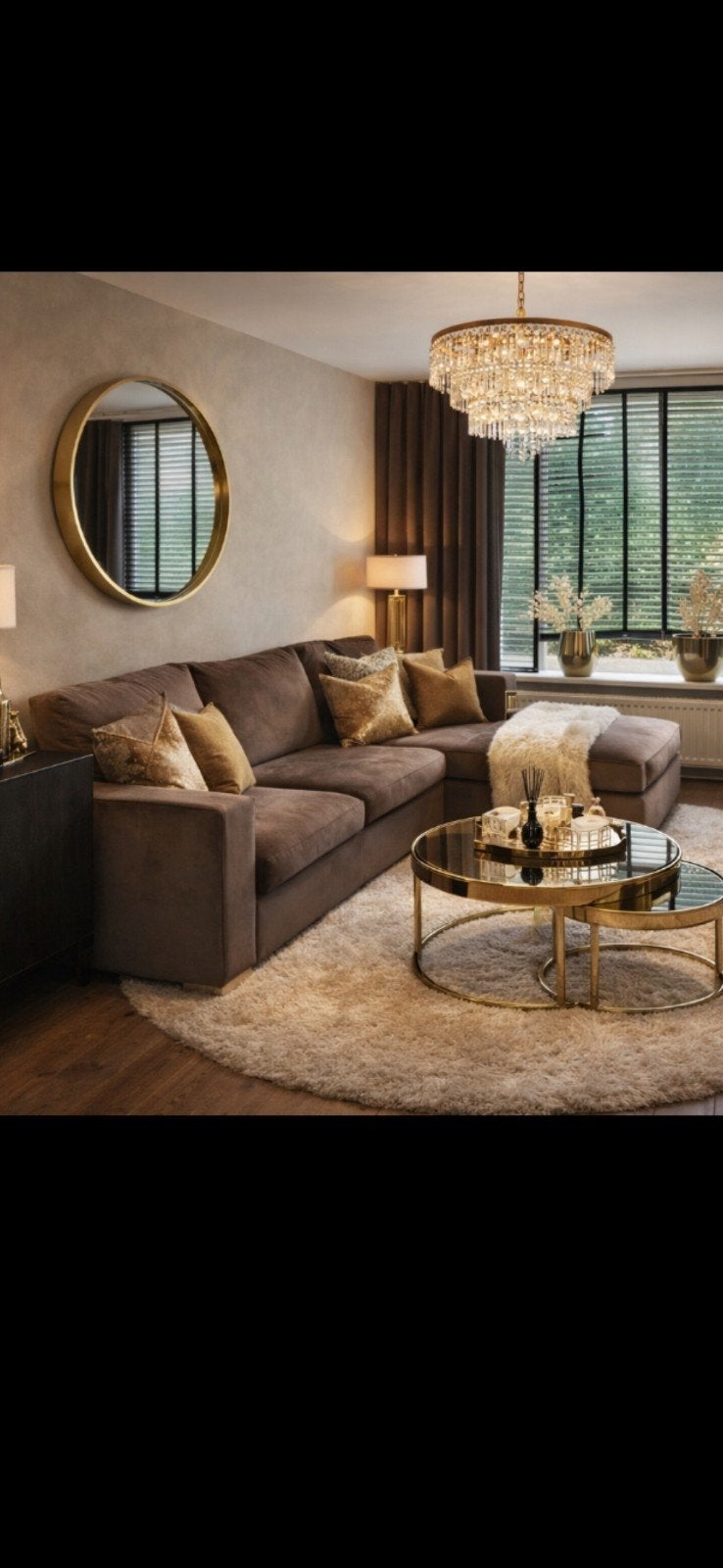 Hoekbank bruin velvet links en rechts mogelijk € 125,-, Huis en Inrichting, Banken | Bankstellen, Gebruikt, Vierpersoons of meer