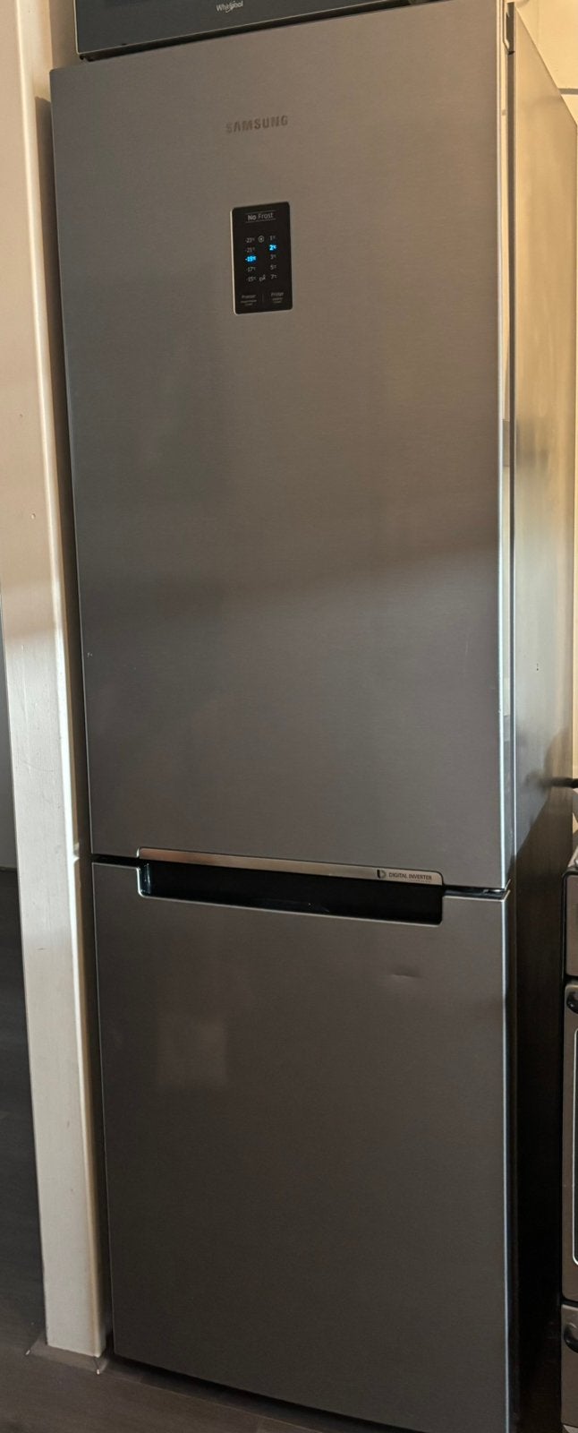 Samsung koel- vrieskast, Witgoed en Apparatuur, Koelkasten en IJskasten, Ophalen, 200 liter of meer, Met aparte vriezer, 160 cm of meer