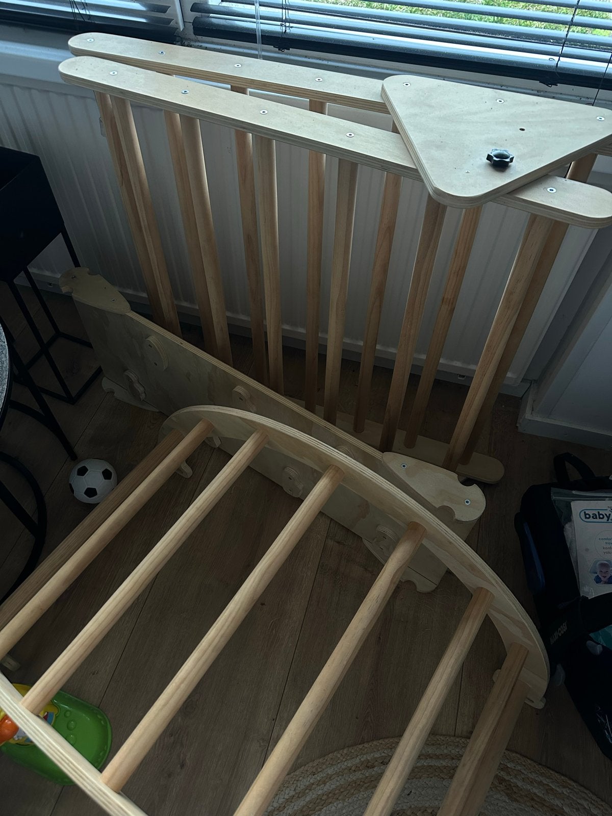 Houten klimrek en glijbaan voor kinderen, Ophalen, Zo goed als nieuw, Glijbaan