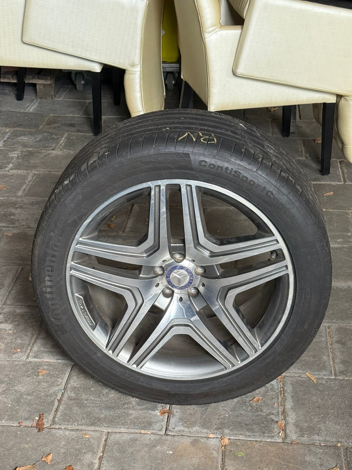 21 inch AMG wielen voor ML W164, Auto-onderdelen, Overige Auto-onderdelen, Ophalen, Gebruikt, Mercedes-Benz