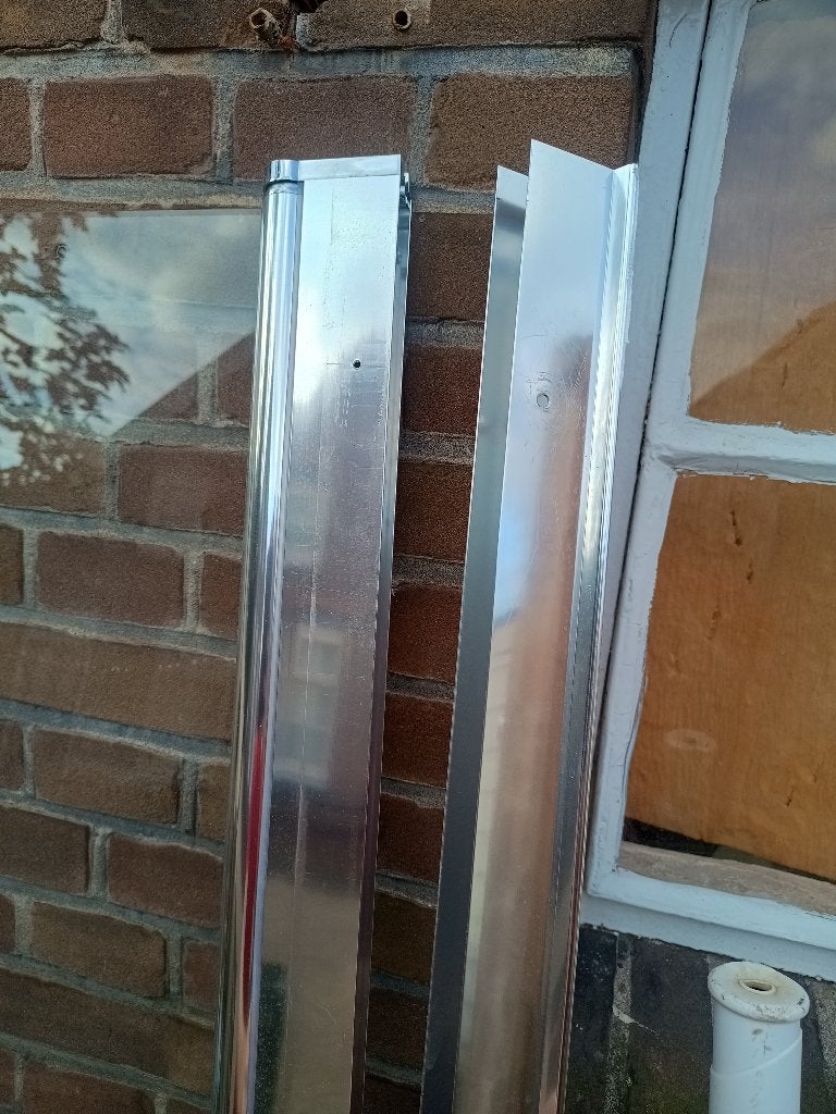 Smalle Douchedeur, Ophalen, Gebruikt, Glas, Douche