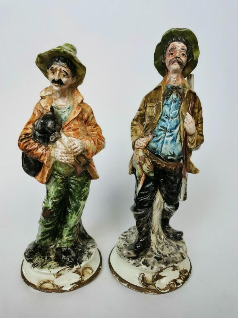 2 grote Capo di Monte beelden, Antiek en Kunst, Antiek | Porselein, Verzenden