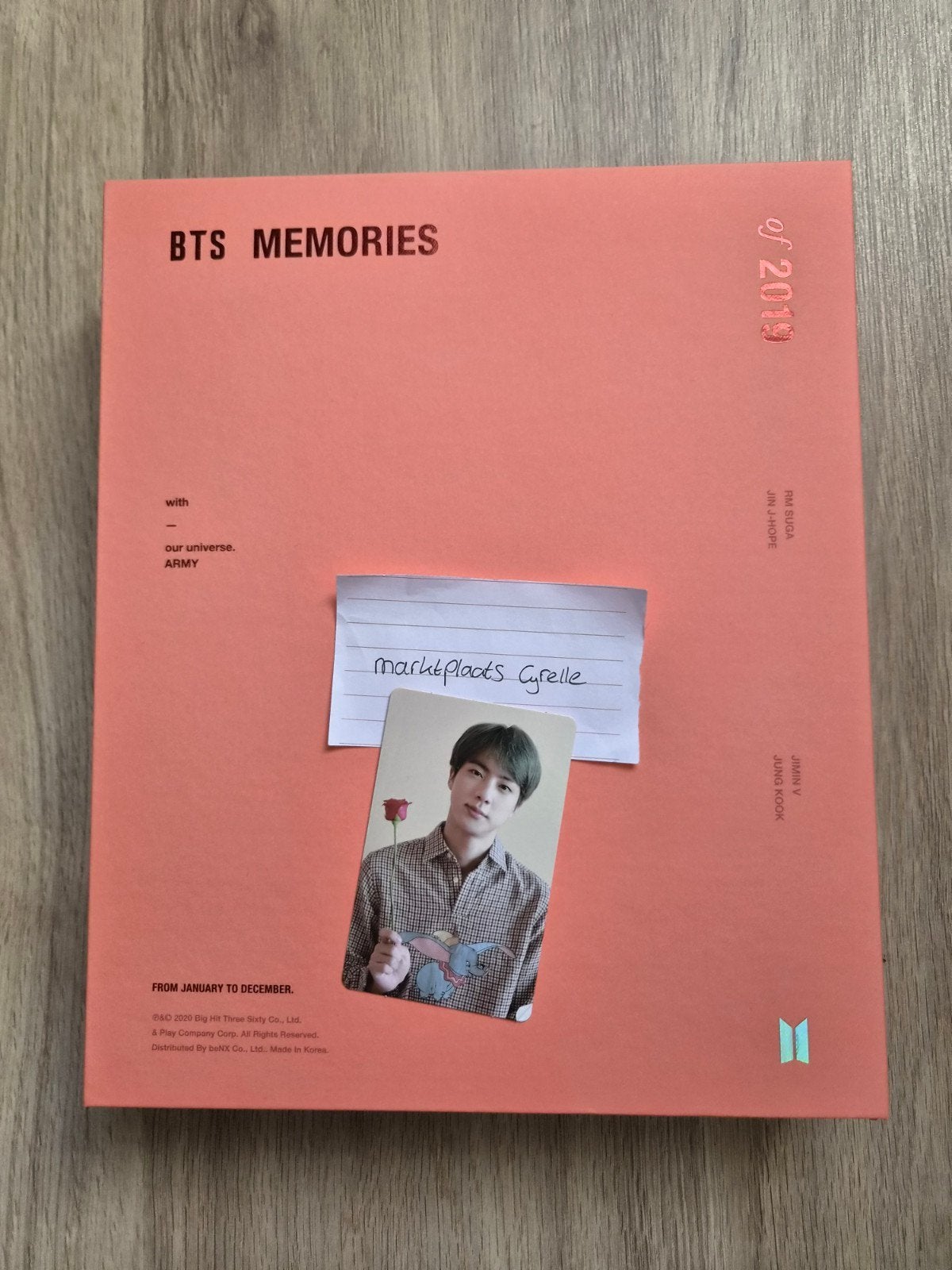 BTS Memories of 2019  met extra's, Ophalen of Verzenden, Zo goed als nieuw, Boxset, Inclusief doosje