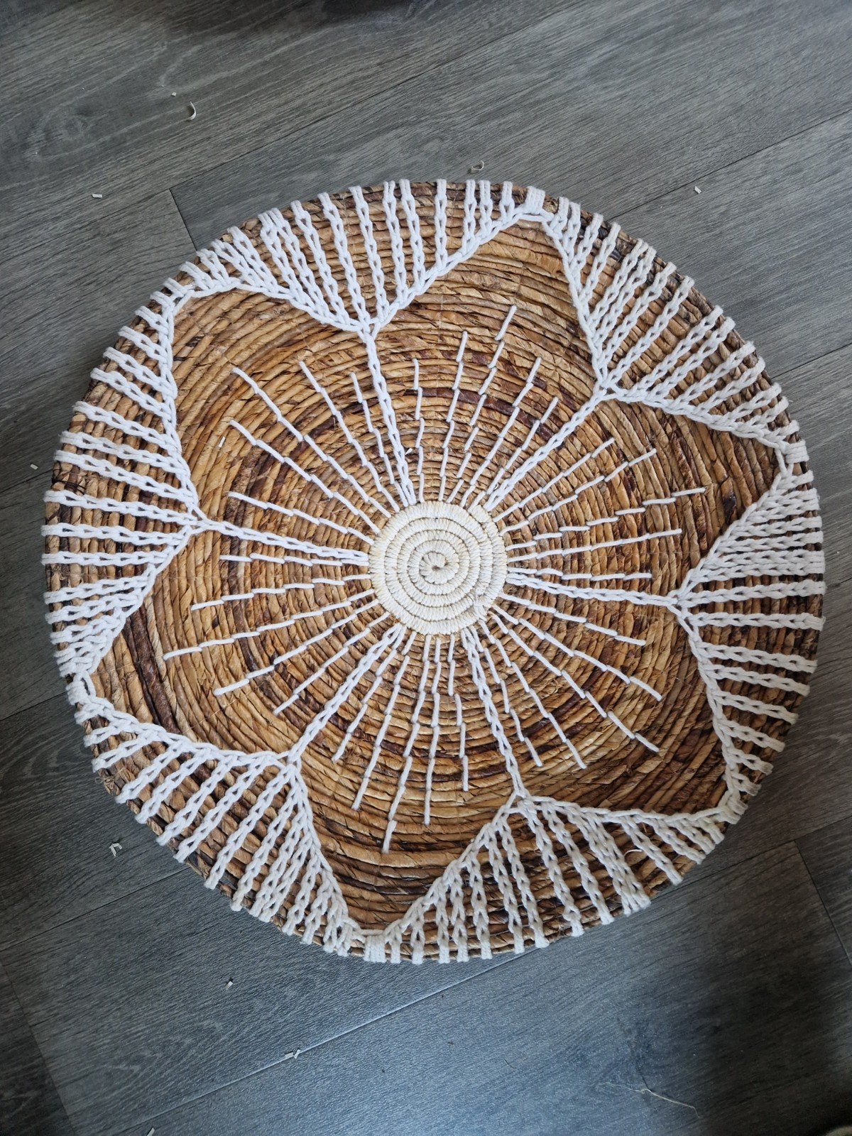 Decoratieve wandhanger van natuurlijke materialen, Ophalen, Meerkleurig, Boho, Nieuw