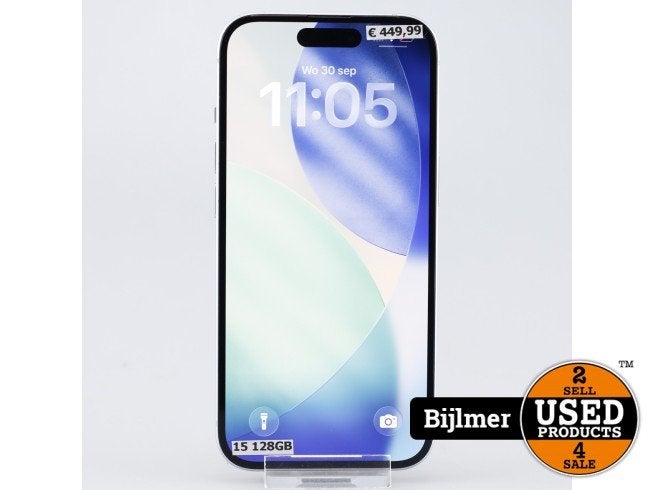 iPhone 15 128GB Blauw, Apple, Zo goed als nieuw, Support@apple.com, One Apple Park Way
Cupertino, CA 95014
United States