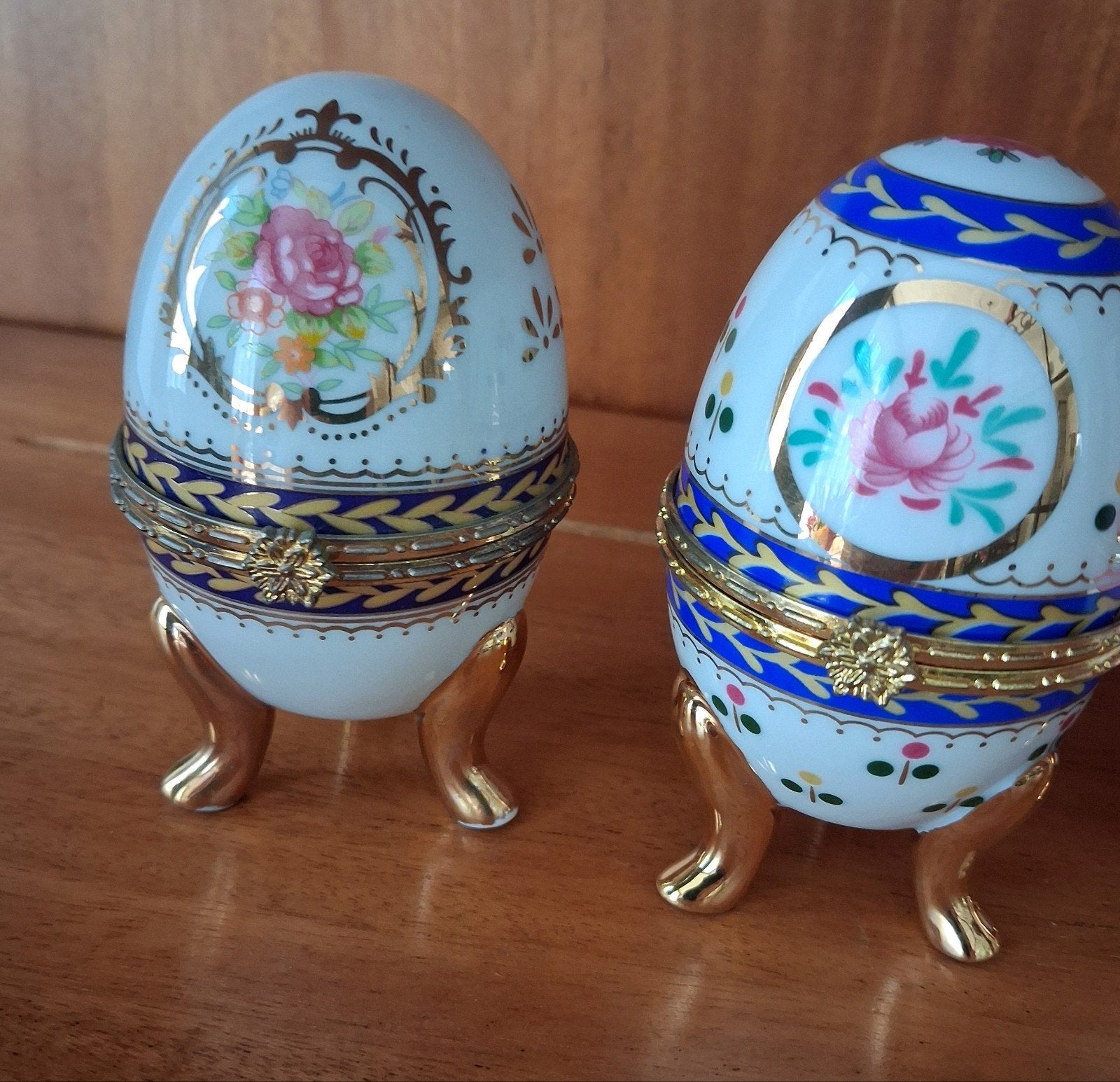 Faberge/Stijl/Porselein/Ei/Eieren, Antiek en Kunst, Ophalen of Verzenden