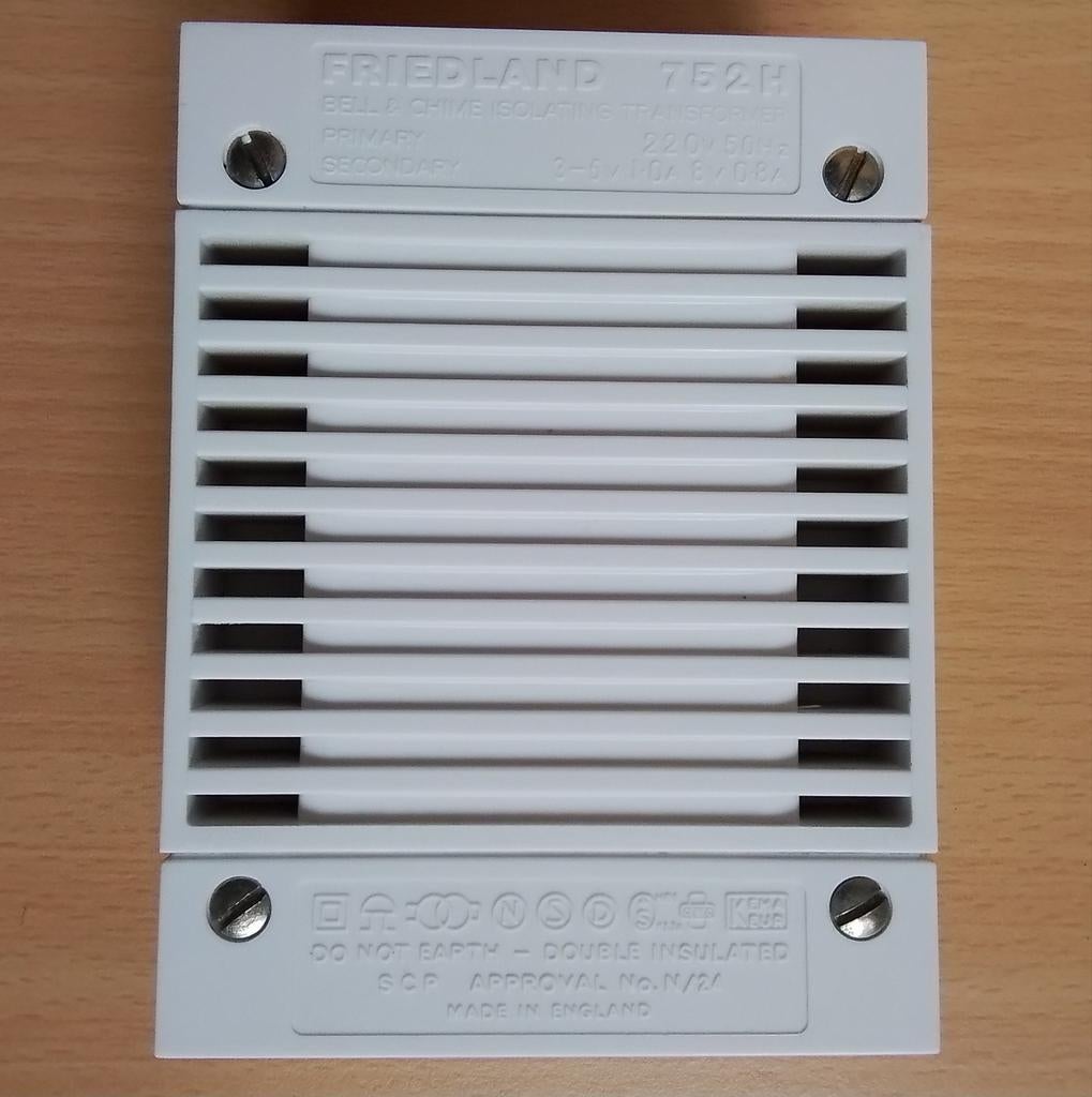 Friedland Beltransformator 3-5-8 Volt, Ophalen, Zo goed als nieuw, Bedraad