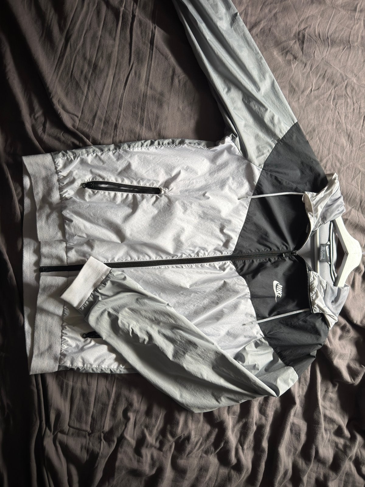 NIKE windbreaker jas maat MEDIUM, Ophalen of Verzenden, Zo goed als nieuw, Maat 48/50 (M), Zwart