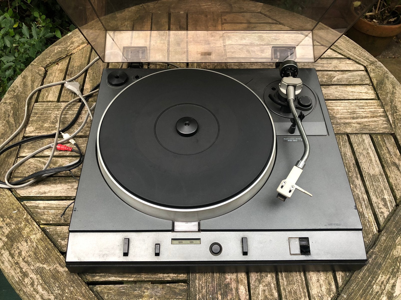 Akai platenspeler draaitafel APQ55 DD, Gebruikt, Pitch-regelaar, Ophalen of Verzenden, Platenspeler