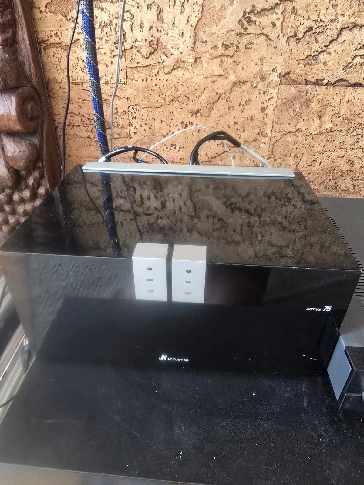 JK Audio (Ketelaar) Eindversterker 75-75 - Zeer Goed Onderho, Overige merken, Ophalen of Verzenden, Zo goed als nieuw, 60 tot 120 watt