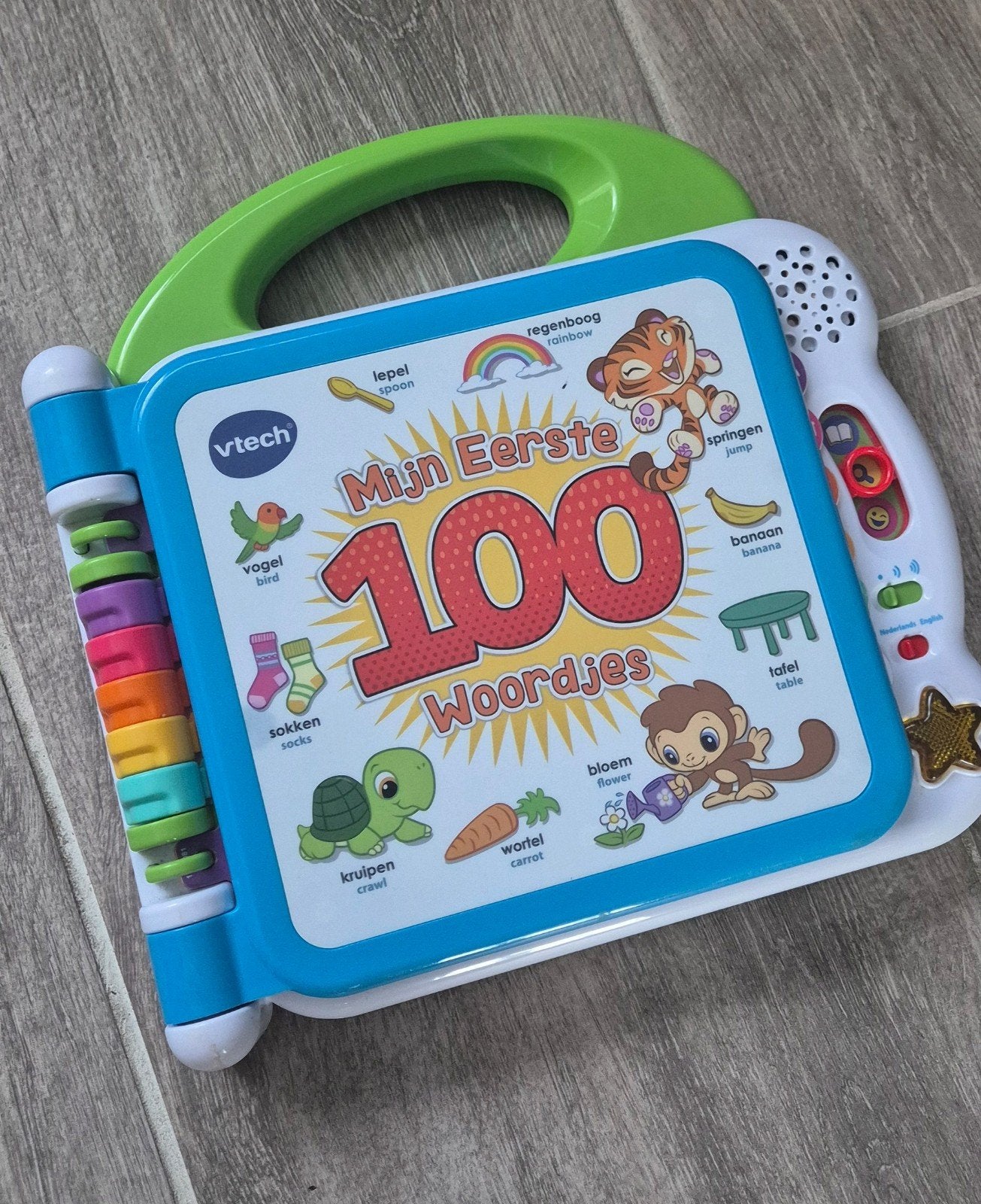 VTech Mijn Eerste 100 Woordjes Boek - Interactief, Ophalen of Verzenden