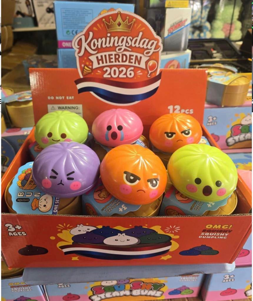 squeezy dumplings, Ophalen, Losse flippo's