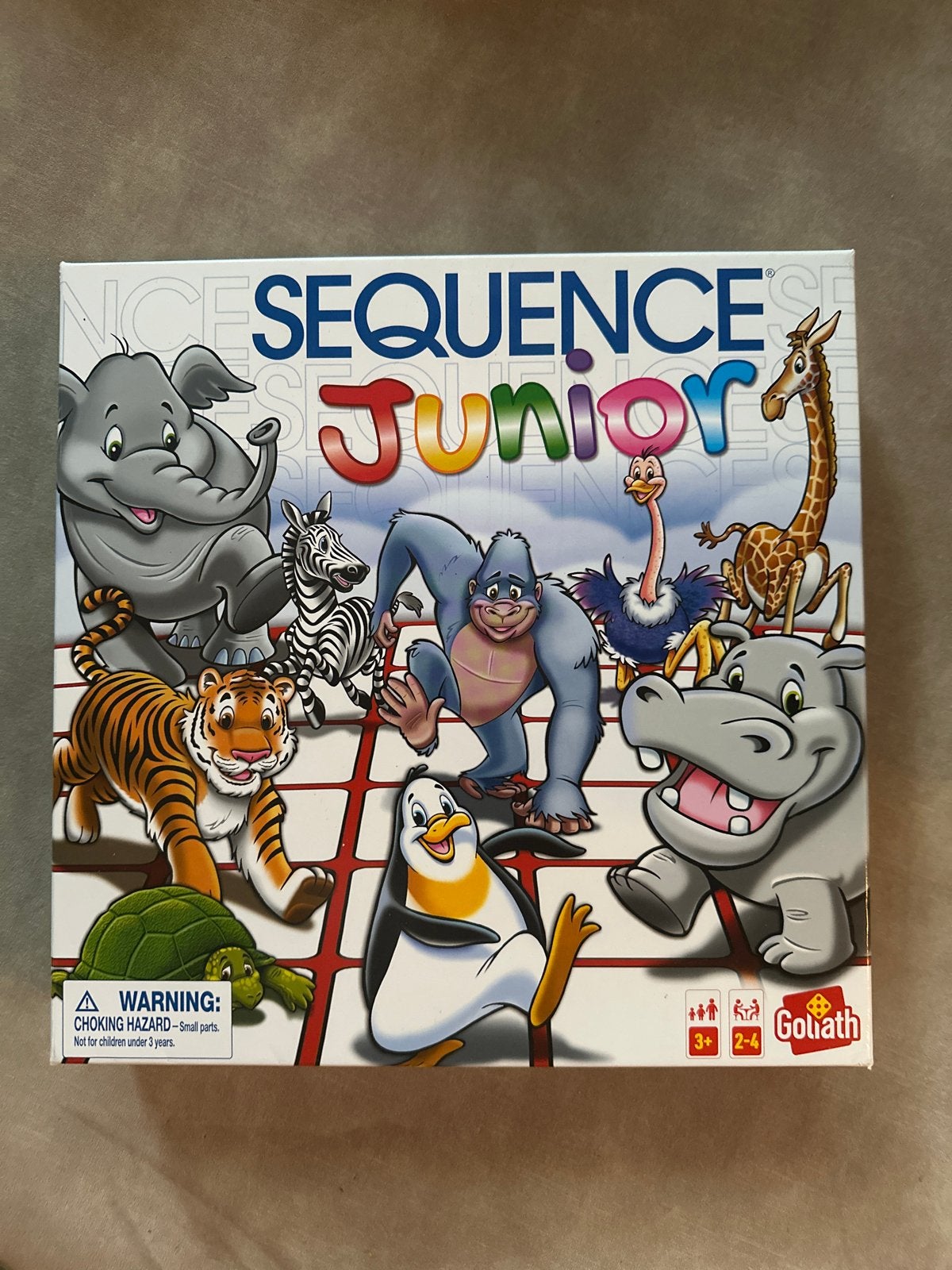 Sequence Junior Bordspel - Goliath, Hobby en Vrije tijd, Gezelschapsspellen | Bordspellen, Drie of vier spelers, Ophalen of Verzenden