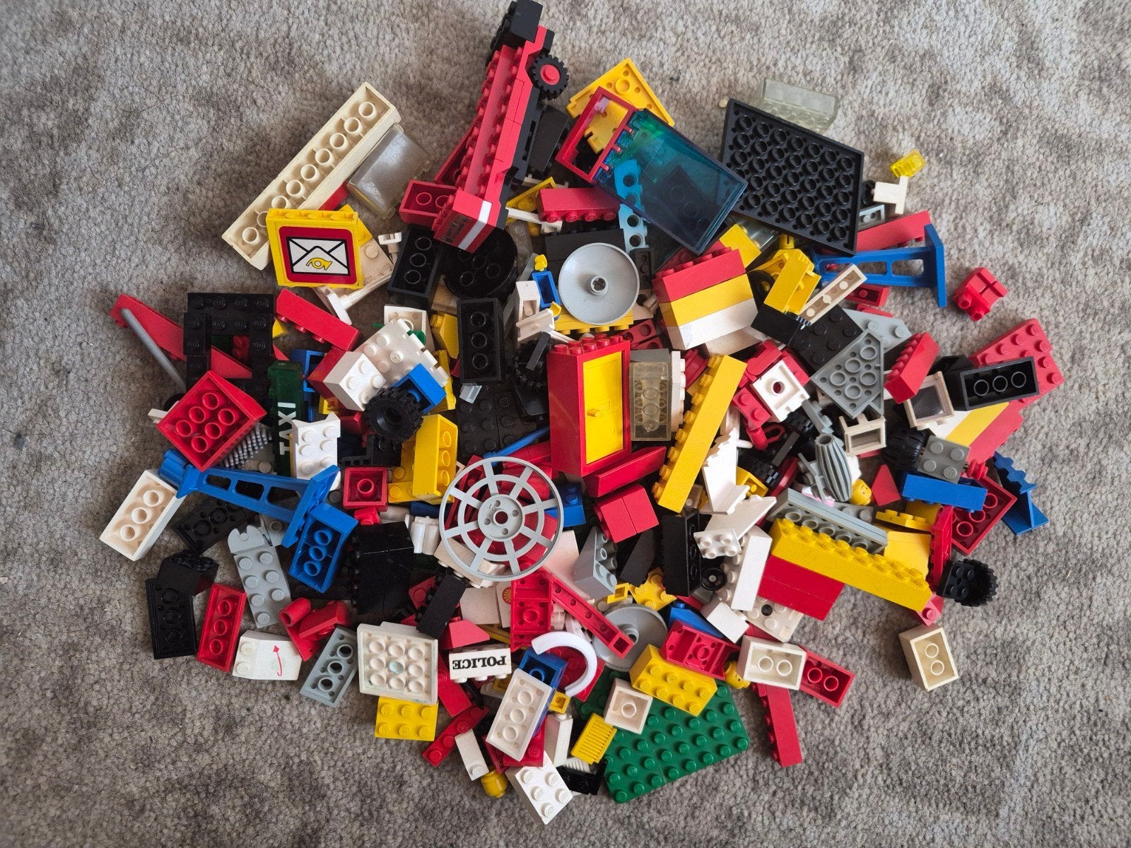Half kilo diverse Lego stenen en onderdelen, Ophalen of Verzenden, Gebruikt, Losse stenen, Lego
