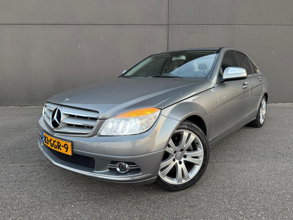 Mercedes-Benz C-Klasse 3.0 C280 Sedan AUT 2008 Grijs, Auto's, Automaat, Achterwielaandrijving, 1800 kg, Zwart