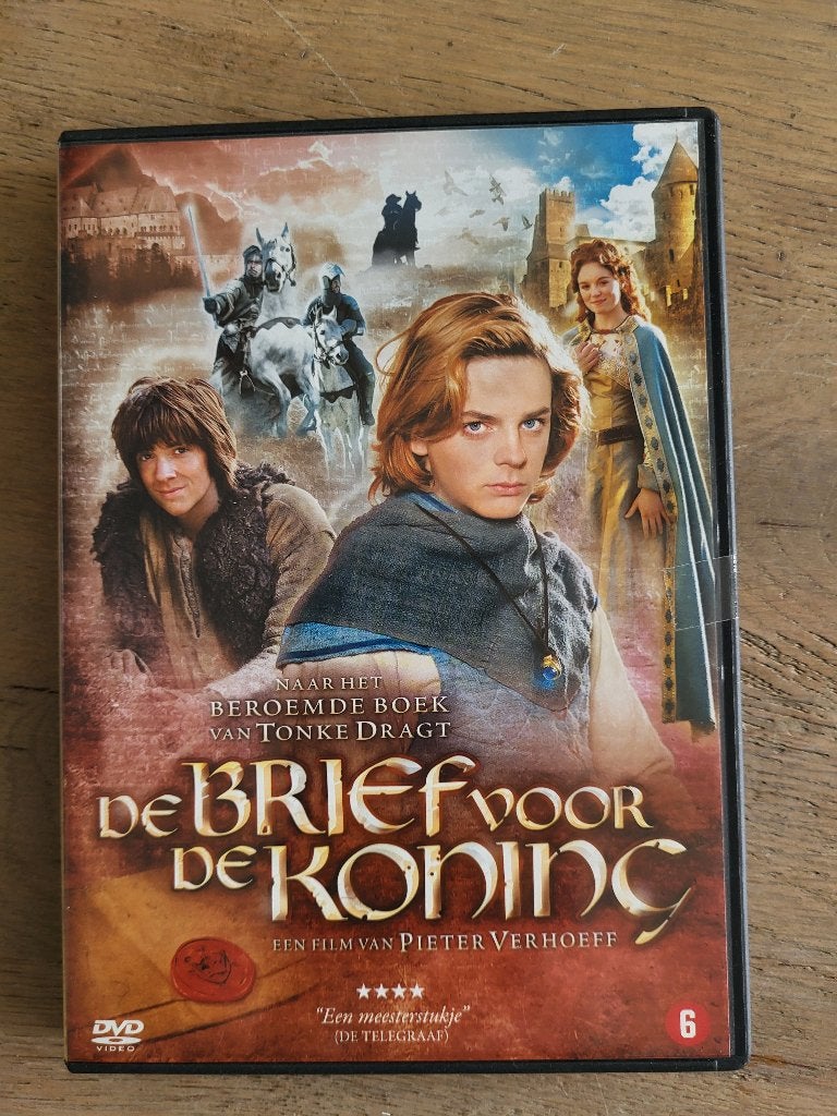 DVD kinderen De brief voor de koning - Tonke Dragt, Cd's en Dvd's, Alle leeftijden, Ophalen of Verzenden, Zo goed als nieuw
