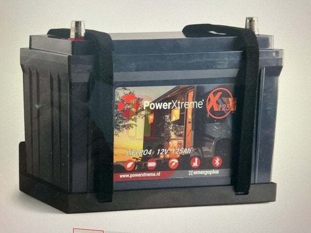 PowerExtreme Lithium accu X125, zo goed als nieuw., Caravans en Kamperen, Ophalen, Zo goed als nieuw