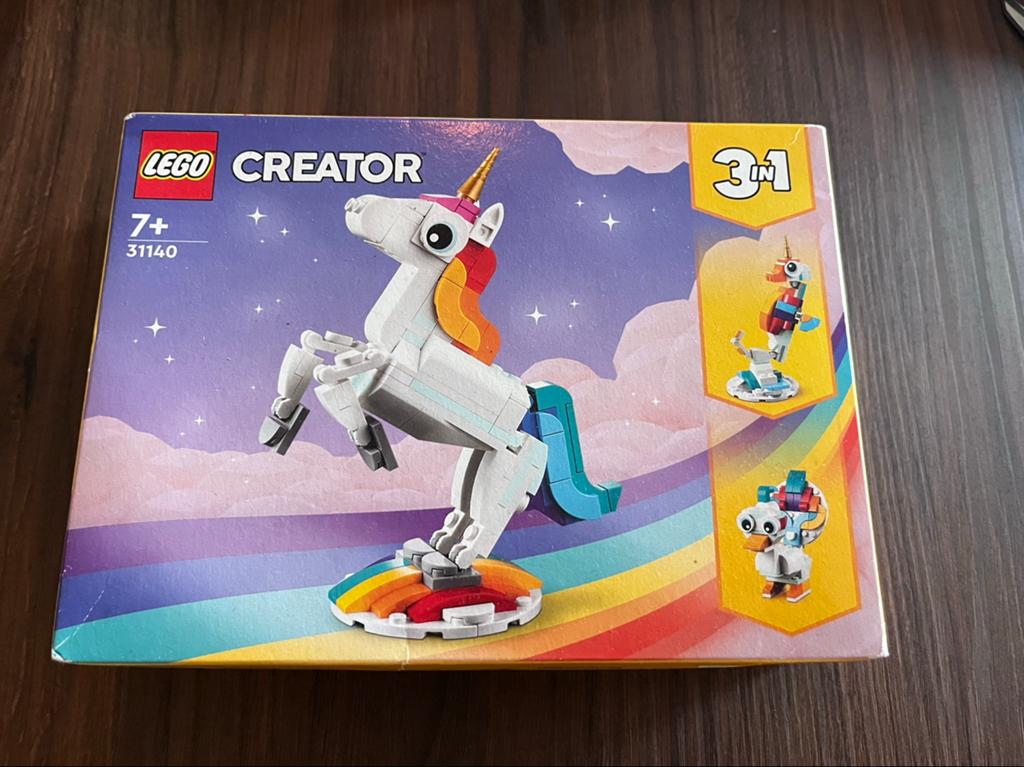 Lego creater 3in1 eenhoorn - zeepaardje - eendje, Ophalen of Verzenden, Nieuw