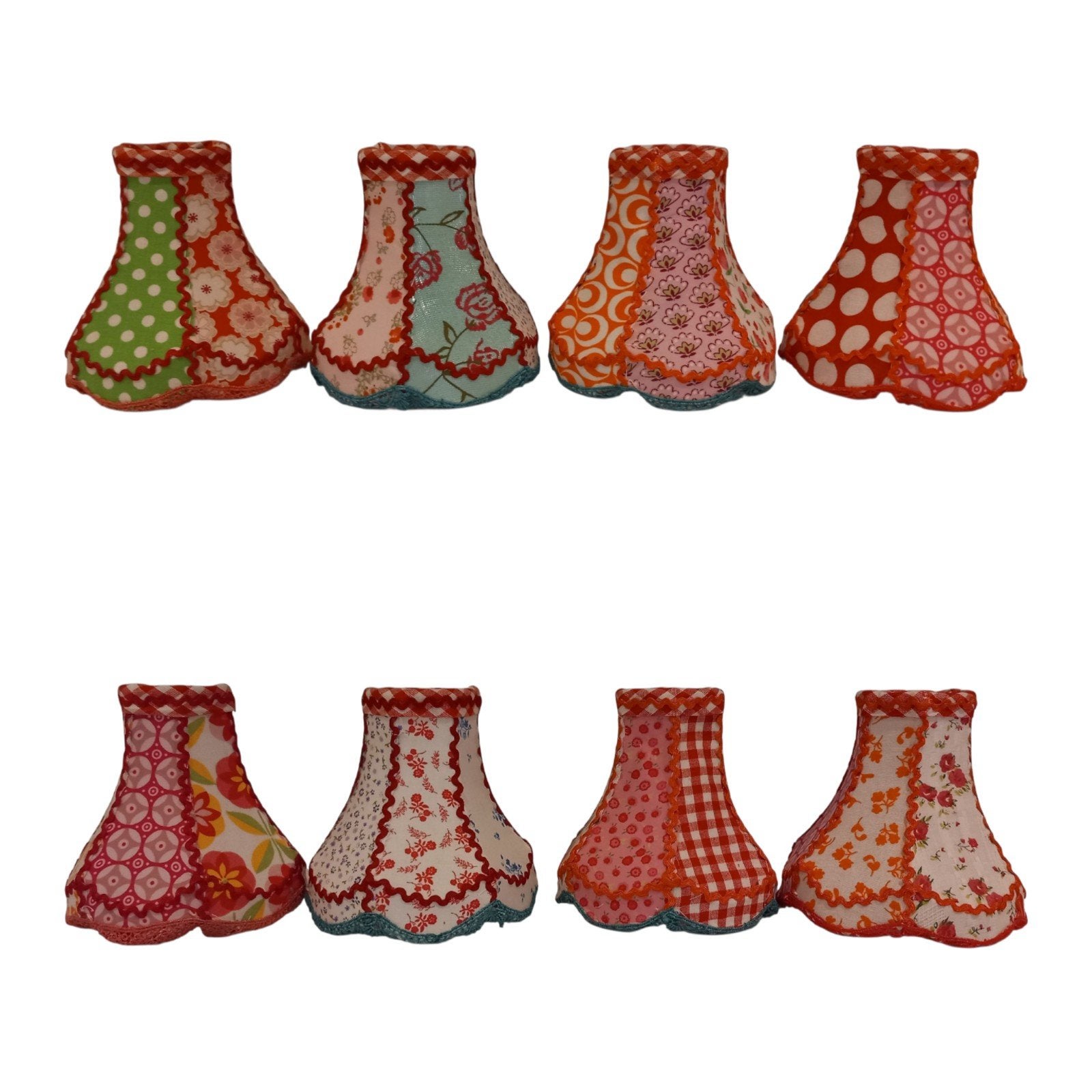 Nieuwe kroonluchter lampenkapjes, Huis en Inrichting, Lampen | Kroonluchters, Ophalen of Verzenden, Nieuw, Textiel, E14 (klein)