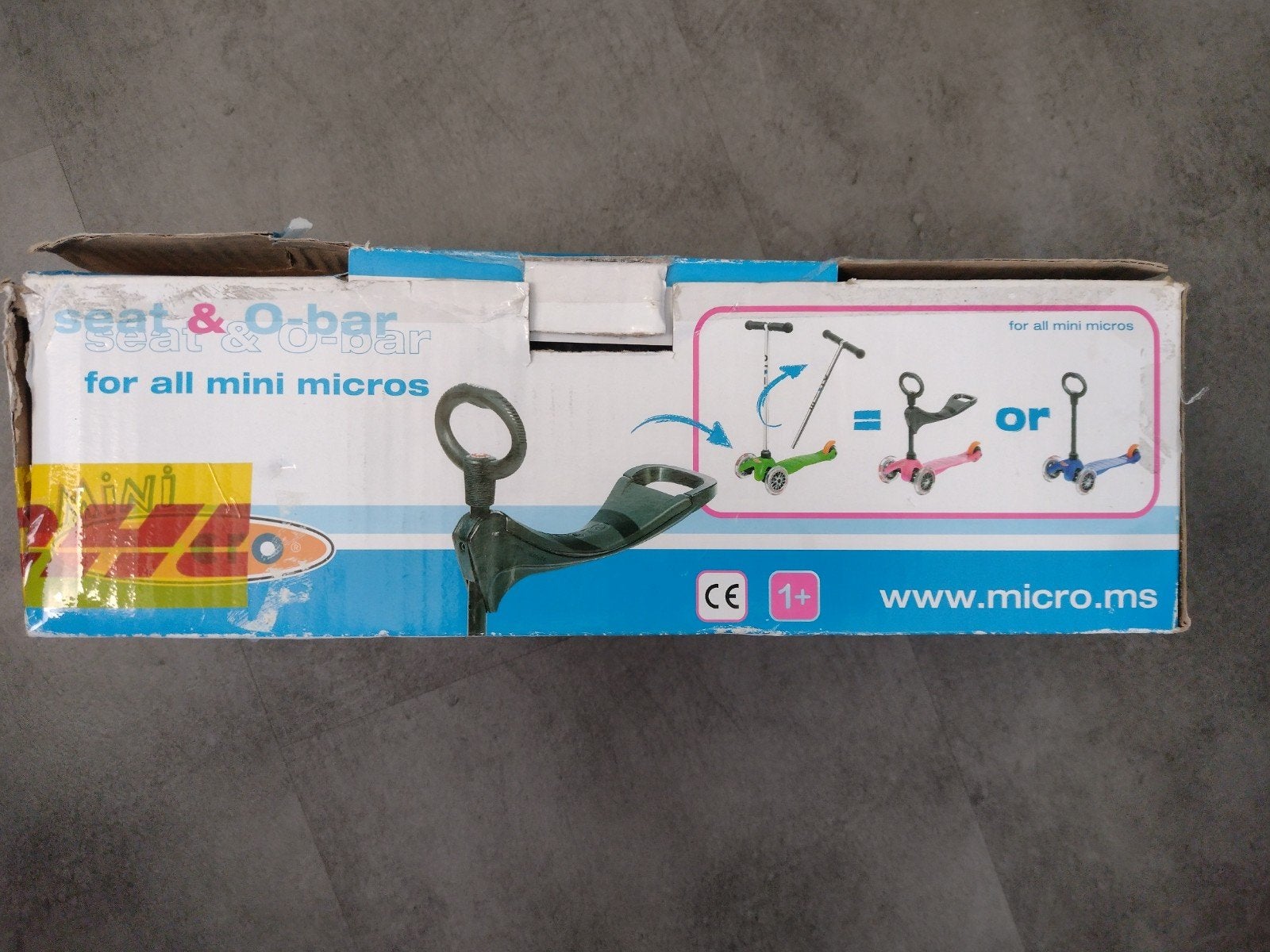 Micro Mini Step Zitje & O-bar - Nieuw in doos, Ophalen, Nieuw, Overige typen, Micro