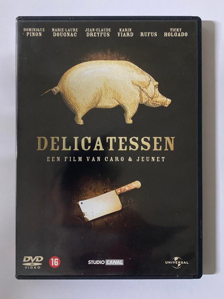 Delicatessen, 1991 / DVD / Marc Caro & Jean-Pierre Jeunet, Vanaf 12 jaar, Ophalen of Verzenden, Zo goed als nieuw, Overige genres