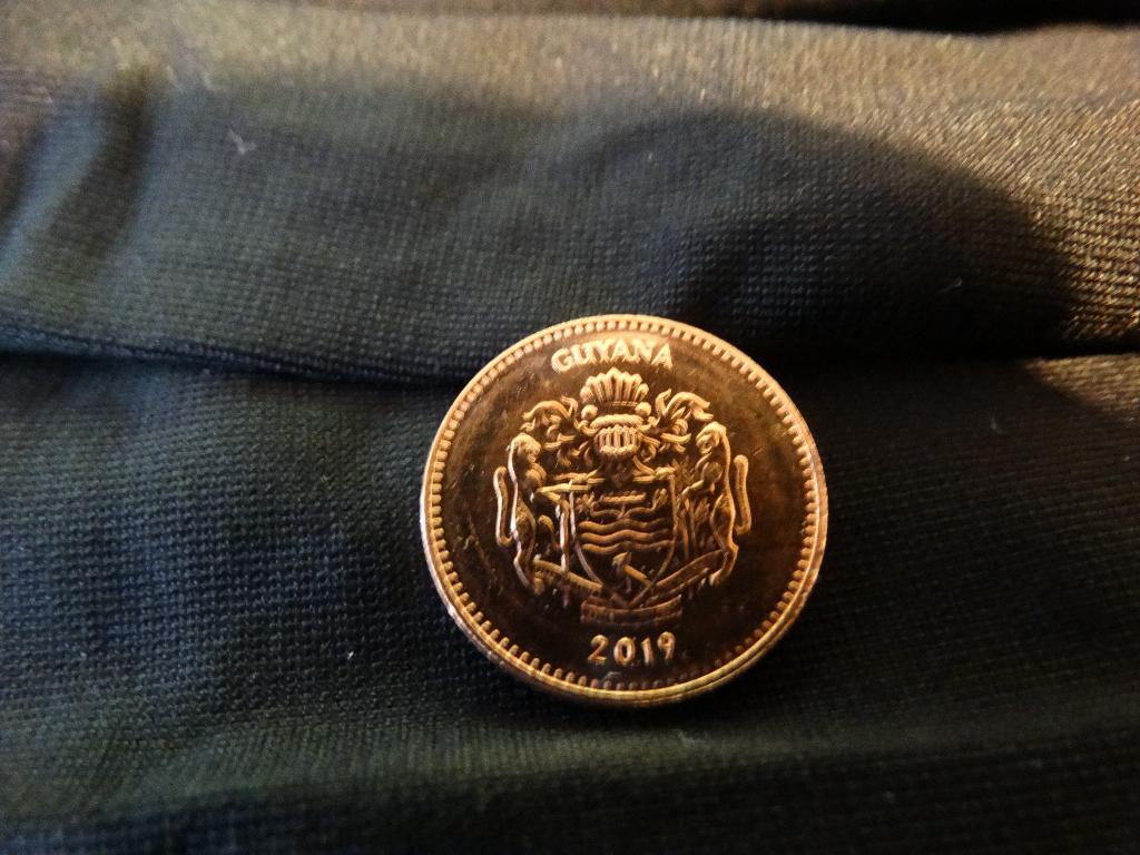 guyana 5 dollar 2019 munt nieuw, Ophalen, Zuid-Amerika