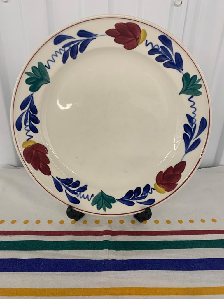 Boerenbont vintage borden per 6 - nog goedkoper!, Antiek en Kunst, Antiek | Servies los, Ophalen of Verzenden
