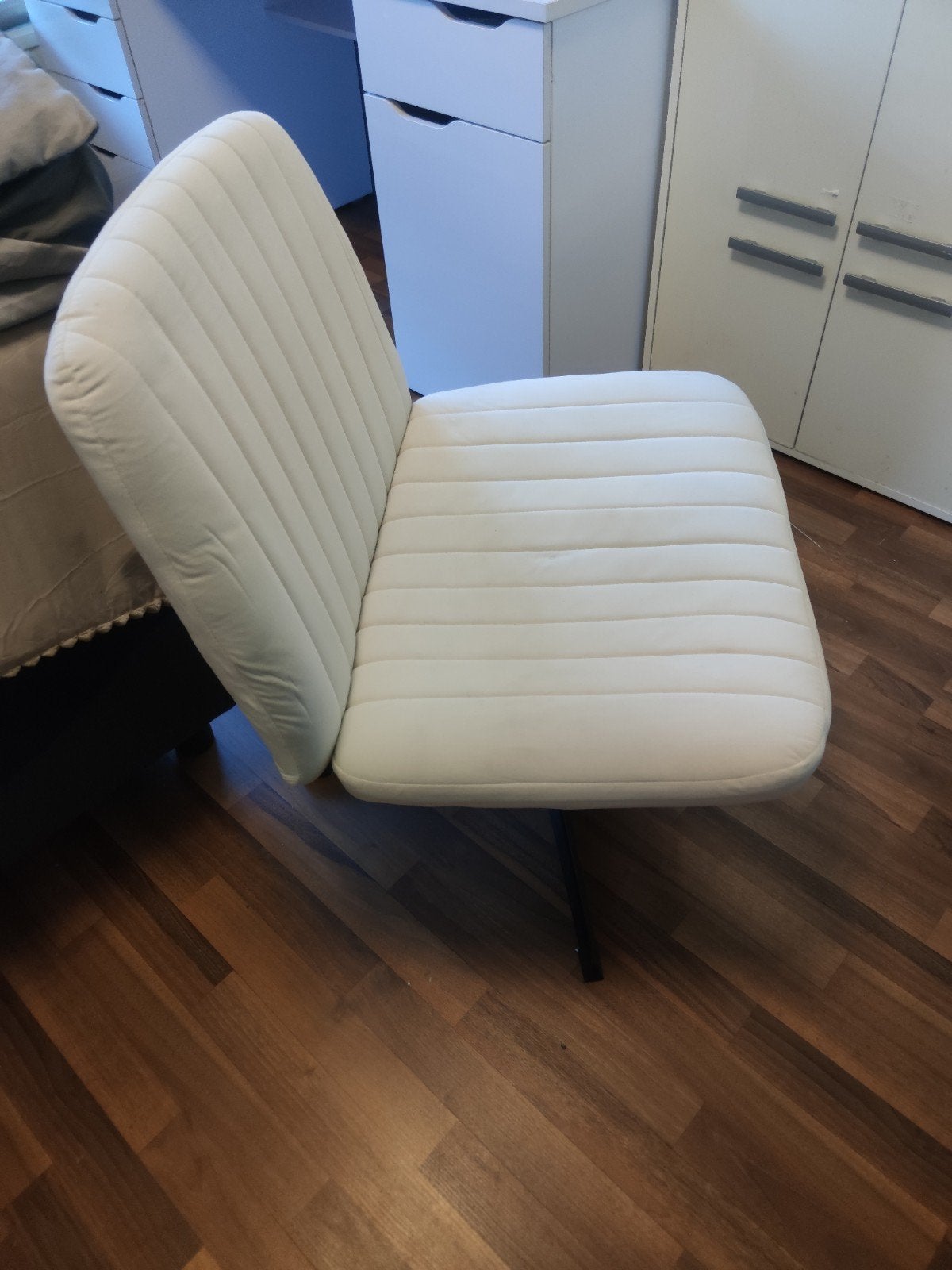 Fauntie Velvet Stoel - Comfortabele Bureaustoel, Huis en Inrichting, Bureaustoelen, Ophalen, Zwart