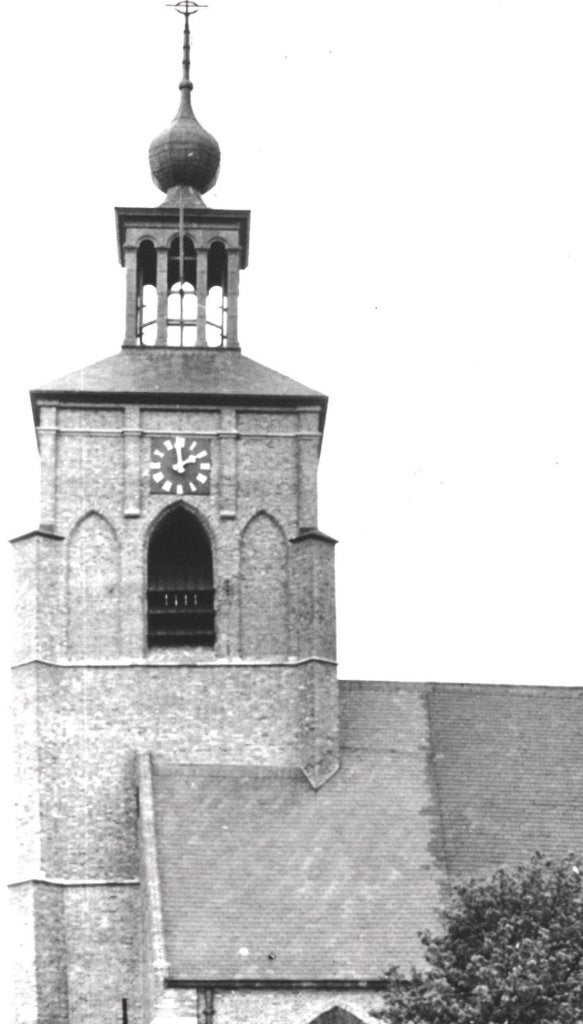 988144 Oude-Tonge 1968 ZH Ned Herv Kerk Nette oude kaart, Ophalen of Verzenden, 1960 tot 1980, Gelopen, Zuid-Holland