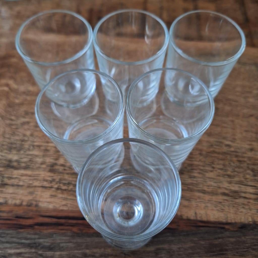 Set van 6 borrelglaasjes / shotglaasjes, Ophalen of Verzenden, Gebruikt