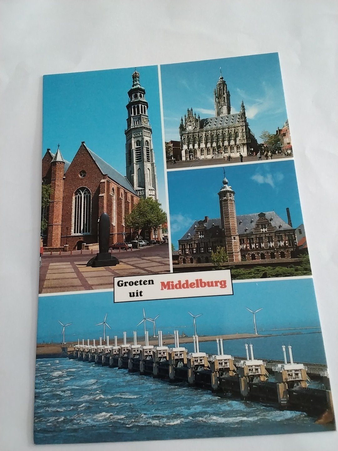 Ansichtkaart Groeten uit Middelburg - Zeeland, Ophalen of Verzenden, 1980 tot heden, Ongelopen, Zeeland