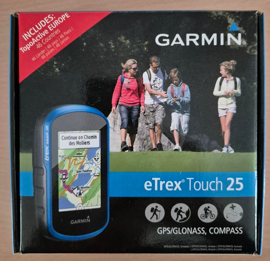 Garmin GPS eTrex Touch 25 - Outdoor Navigatie, Ophalen of Verzenden, Zo goed als nieuw