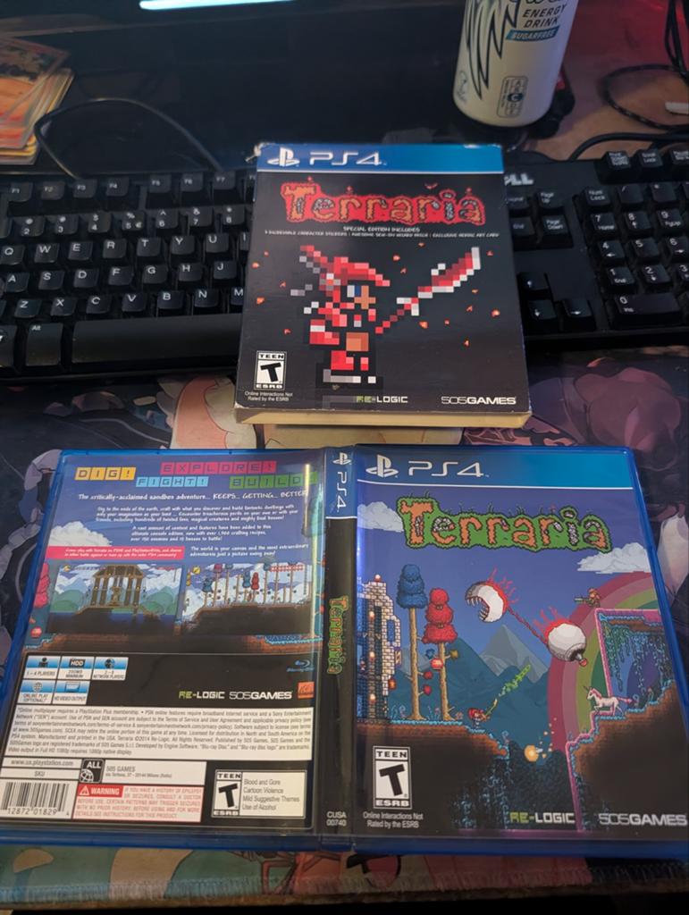 Terraria PS4 - Avontuurlijke Sandbox Game met Pin, Avontuur en Actie, Online, 1 speler, Ophalen of Verzenden