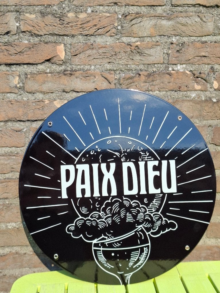 Emaillebord Paix dieu (Emaillerie Belge), Ophalen of Verzenden, Nieuw, Reclamebord, Plaat of Schild, Overige merken