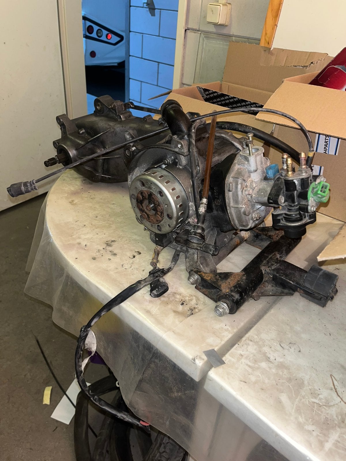 Gilera runner injectie project blok, Ophalen of Verzenden, Gebruikt, Blok, Overige merken