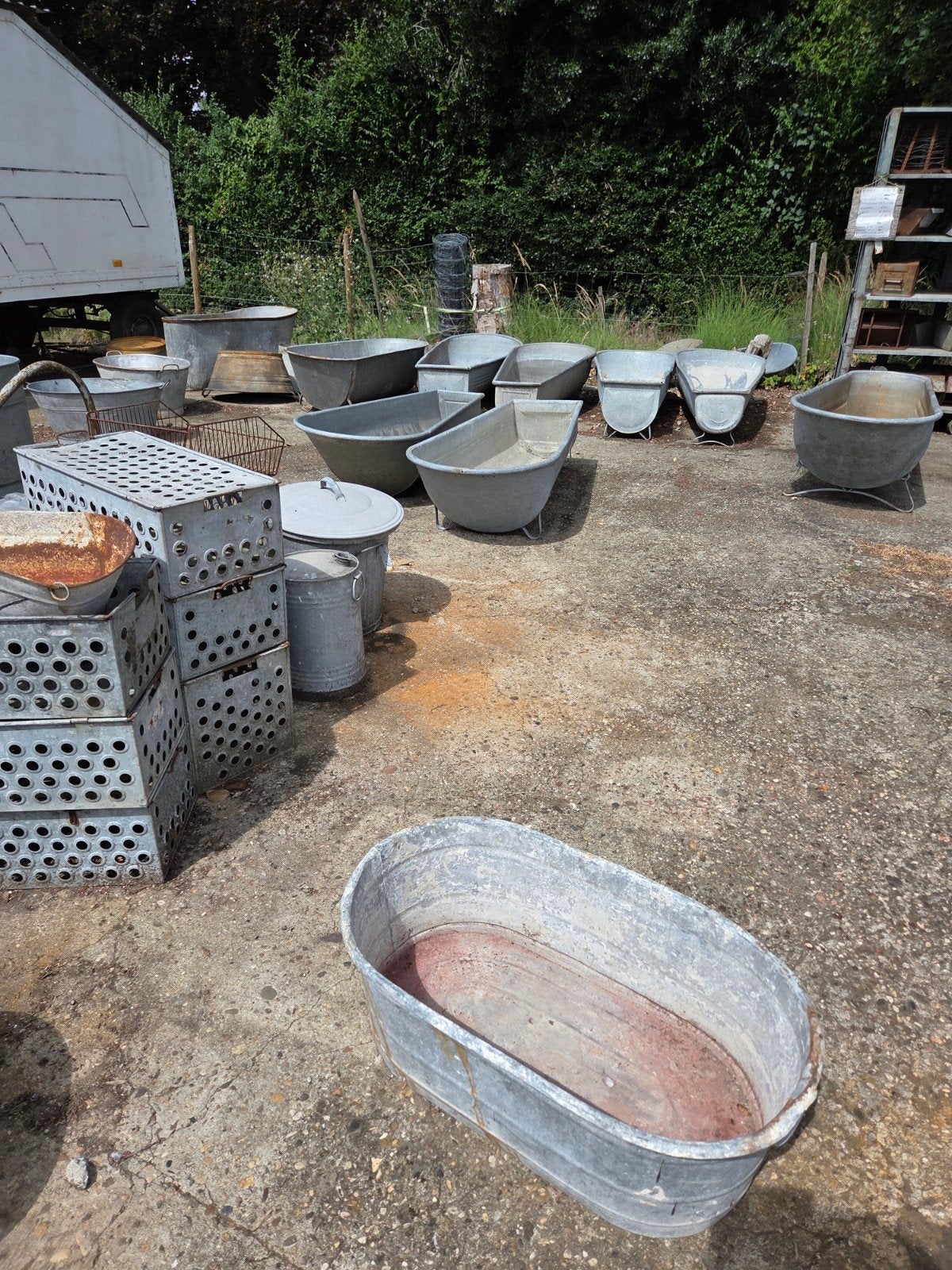 Badkuip, Teil,gieter,kookketel enz,, Ophalen of Verzenden