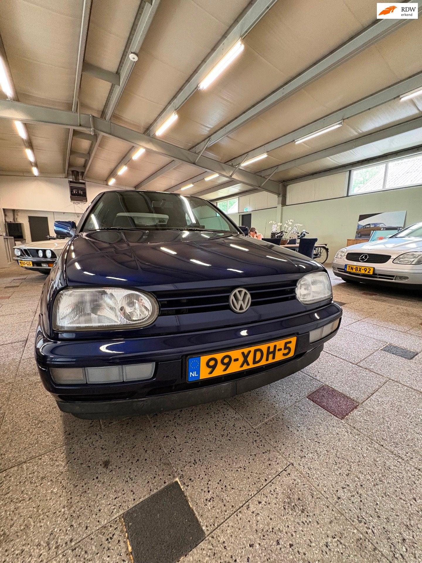 Volkswagen Golf Cabriolet 1.8 rolling stones collection, Auto's, Voorwielaandrijving, Dealer onderhouden, Gebruikt, 4 cilinders