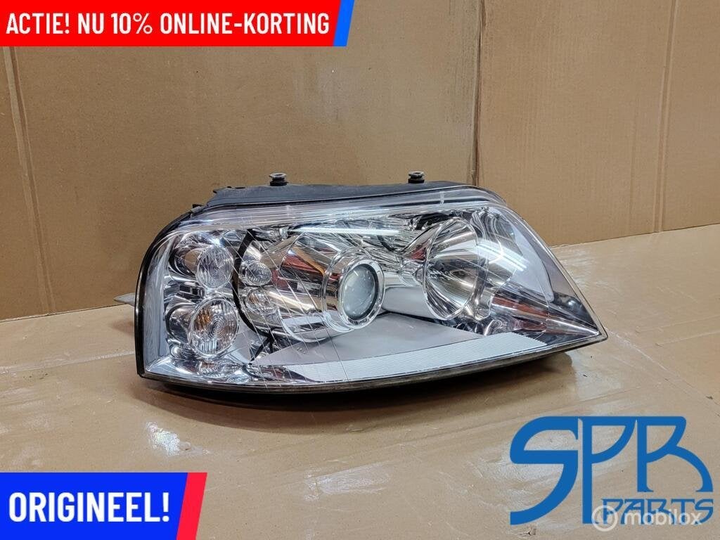 VW SHARAN 7M FACELIFT XENON KOPLAMP RECHTS COMPLEET ORG ZGAN, Gebruikt, VOLKSWAGEN, Volkswagen, Ophalen of Verzenden