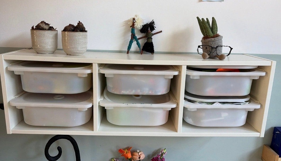 IKEA opbergmeubel met bakjes, Ophalen of Verzenden, Gebruikt