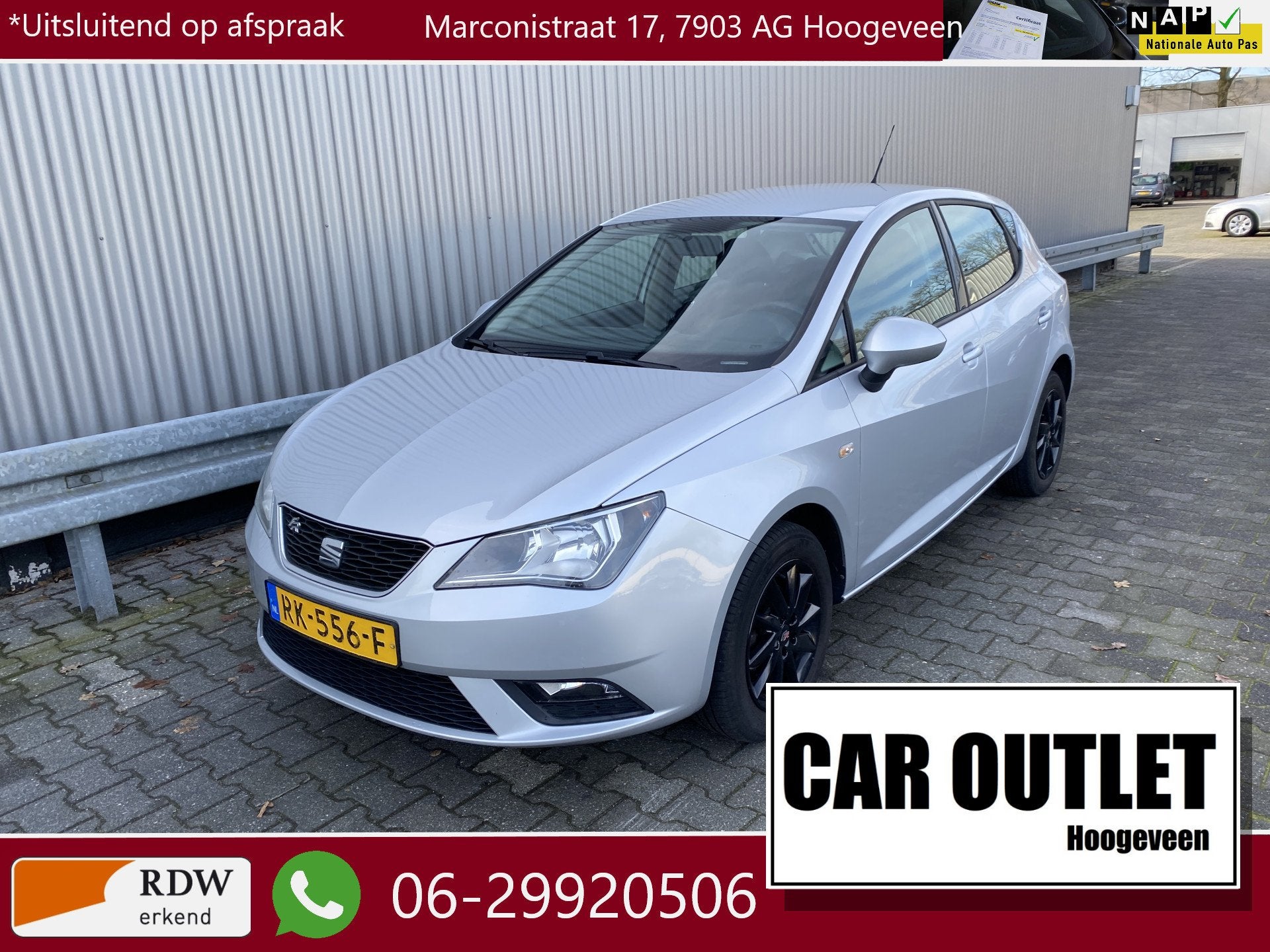 SEAT Ibiza 1.2 TSI FR 5-Drs, Clima, CC, LM, z.g.a.n. APK –, Voorwielaandrijving, Euro 5, 990 kg, Ibiza