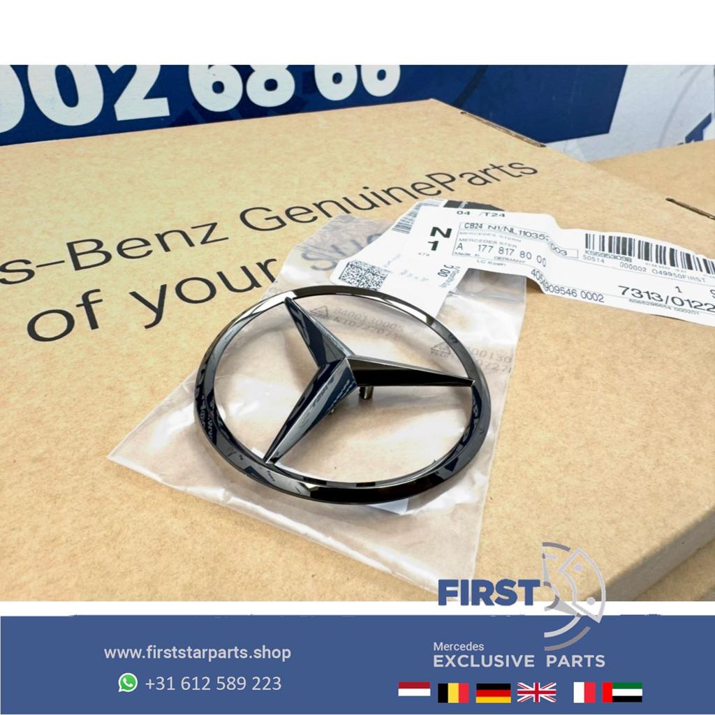 W206 STER Kofferbak LOGO achterklep EMBLEEM zwart W176 W117, Gebruikt, -, Ophalen of Verzenden, -