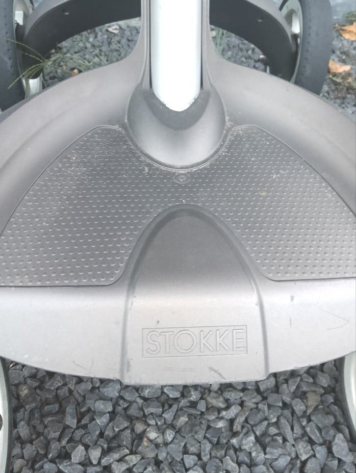 Stokke Xplory kinderwagen - fuchsia, Gebruikt, Verstelbare duwstang, Combiwagen, Ophalen