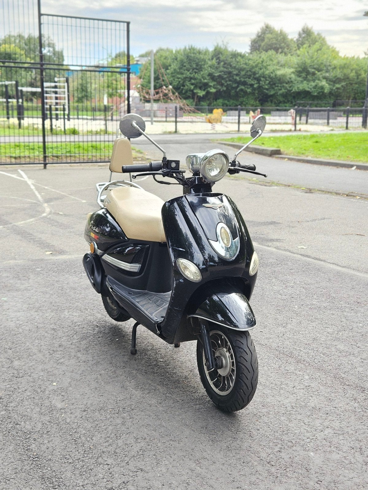 tekoop: retro scooter razzo pisa geel kenteken, Ophalen, Gebruikt, Benzine, Overige modellen