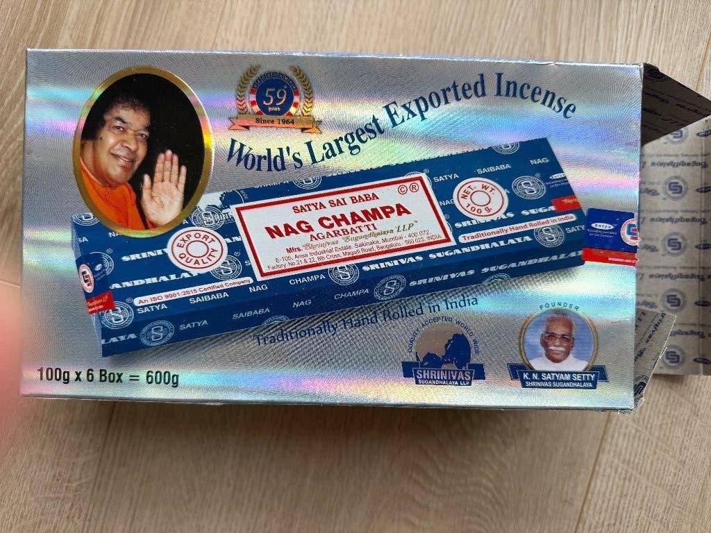 Nag Champa Agarbatti Wierookstaafjes, Ophalen of Verzenden, Nieuw, Overige materialen