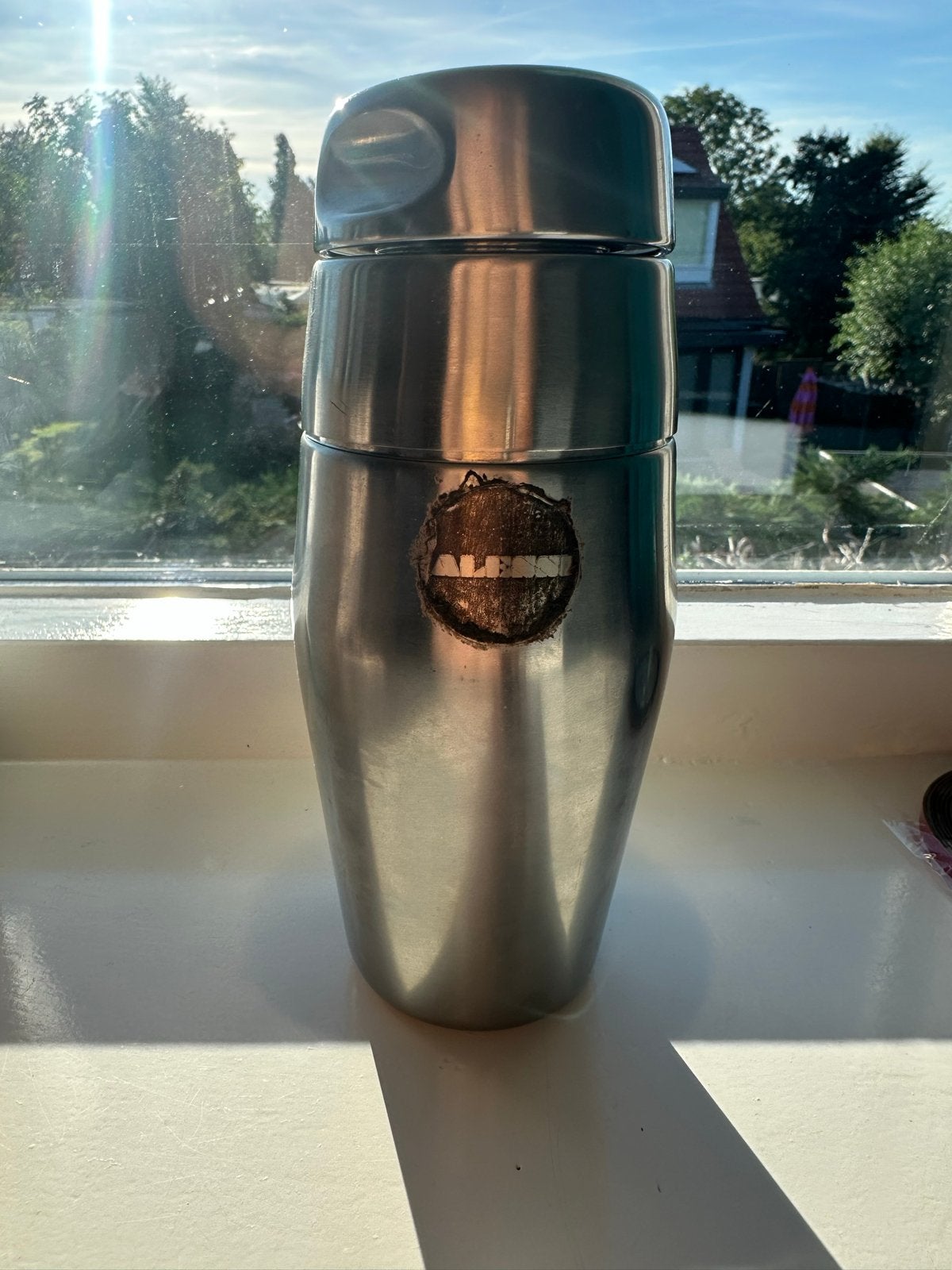 Alessi cocktailshaker - Inox 18/10, Zilver, Ophalen of Verzenden, Overige typen, Gebruikt